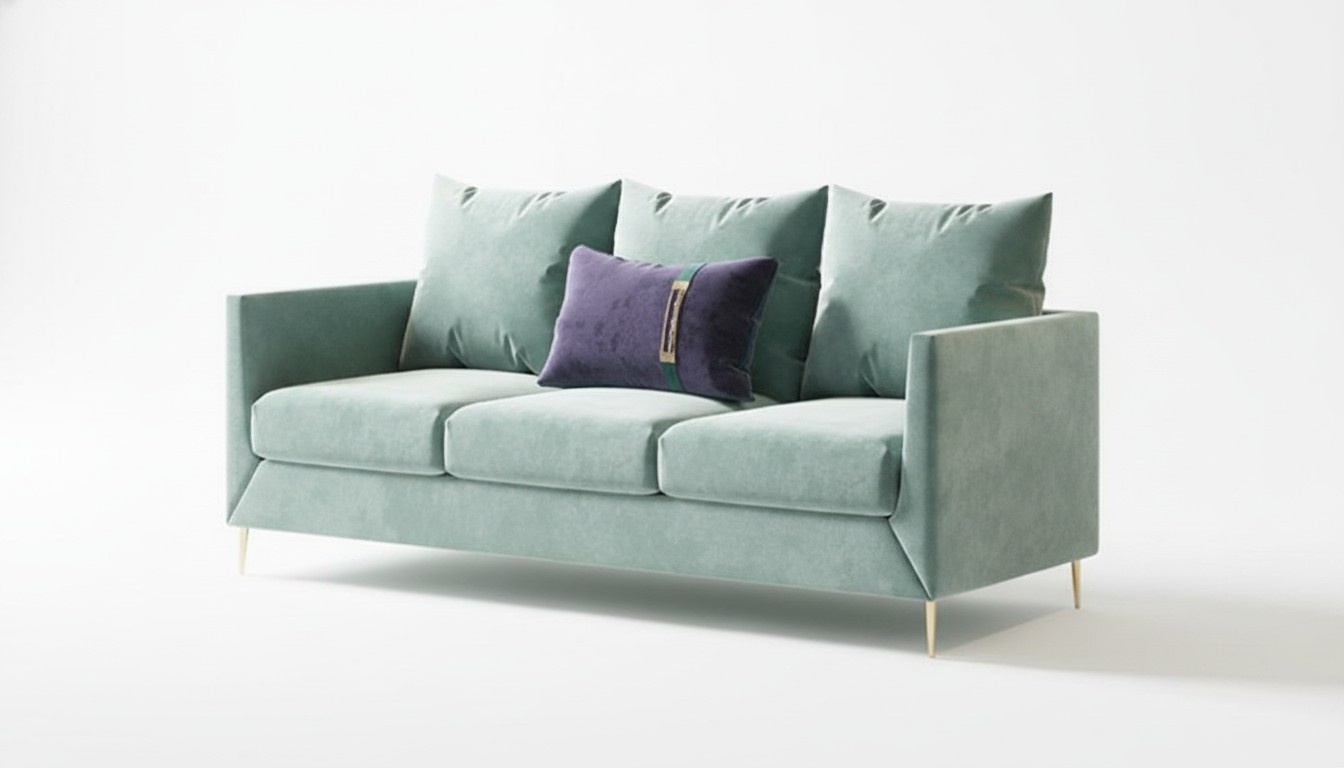 3 Sitzer Stoff Sofa Wohnlandschaft Relax Sitz Design Couch Lounge Sofas Samt