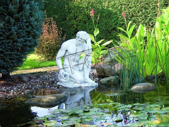 Fontainen Teich Figur Adam Statue Figuren Skulptur Statuen Skulptur 85cm SOFORT