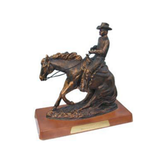 Cowboy Designer Figur Skulptur Briefbeschwerer USA Rodeo Deko Dekoration