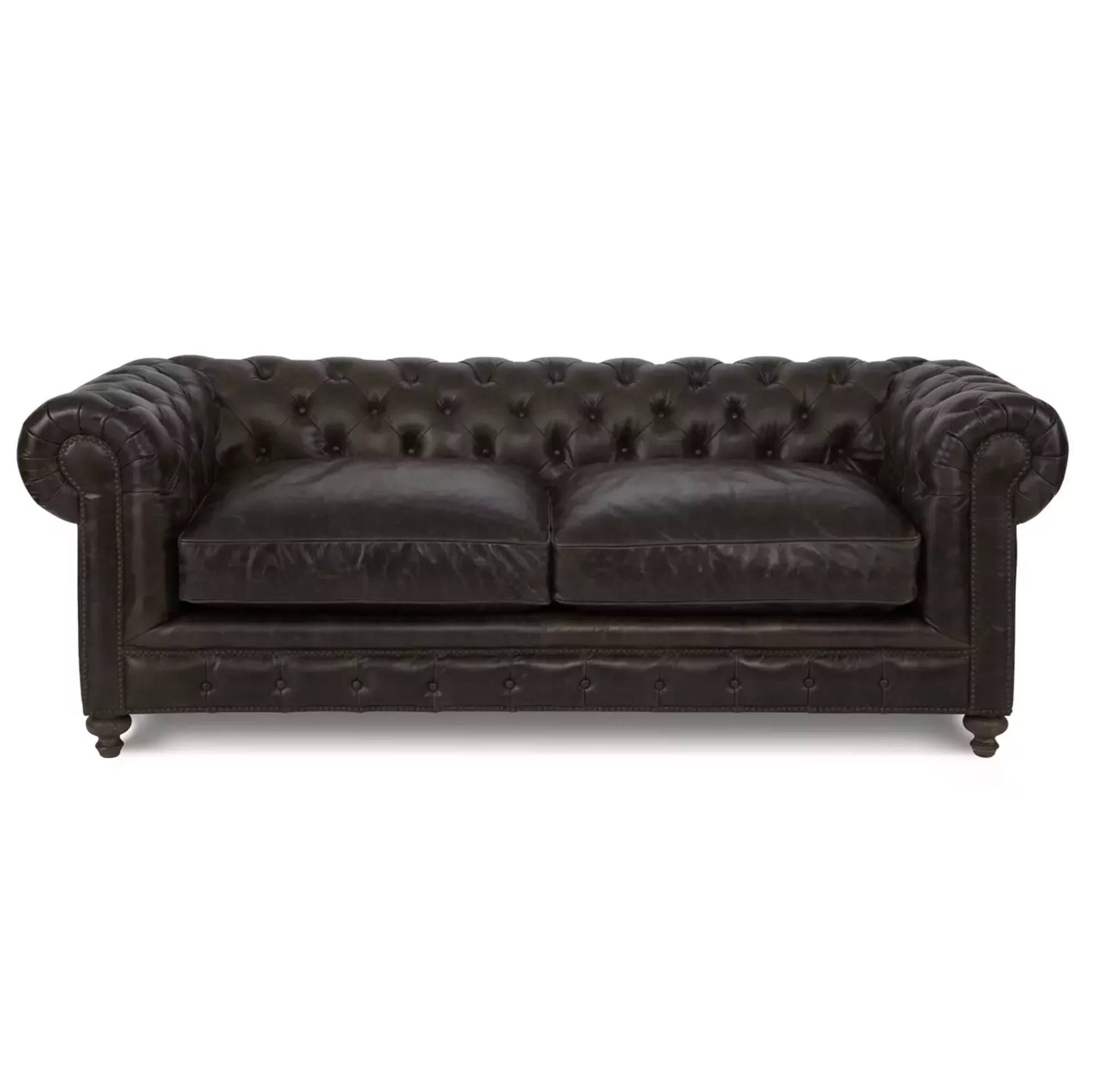 Chesterfield Sofa Couch Polster Stoff Leder Couchen Antik Stil Garnitur 3 Sitzer