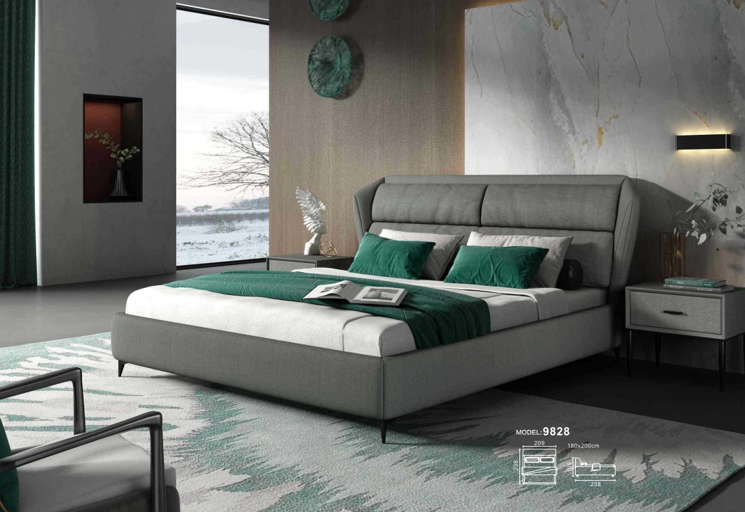 Bett Klassisch Polsterbett Schlafzimmer Designbett Betten 180x200cm