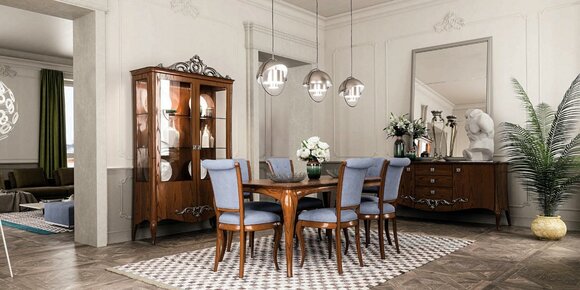 Esszimmer-Set Esstisch-Set 9-teilig Esstisch-Set 6 Stühle Gruppe
