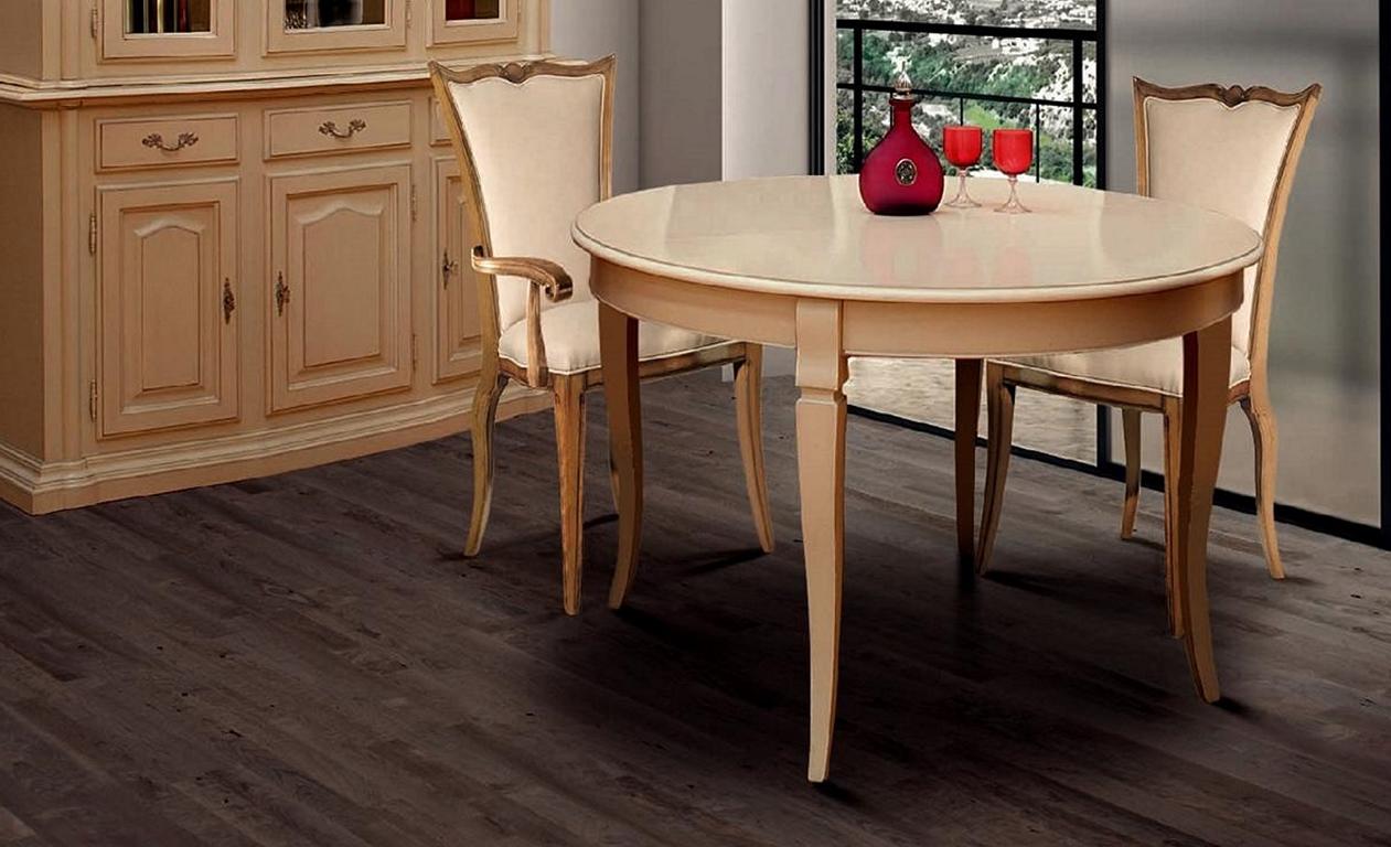 Esszimmer Tische Runde Esstisch Luxus Rund Tisch Massiv Holz Italien Möbel