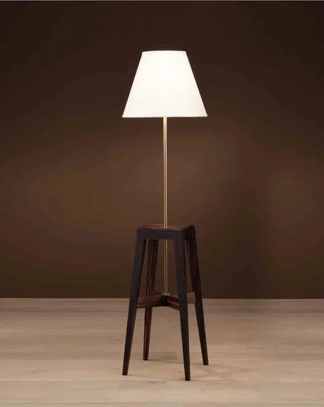 Leselampe Jugendstil Messing Oder Holz mit Metall Flur Lampe braune