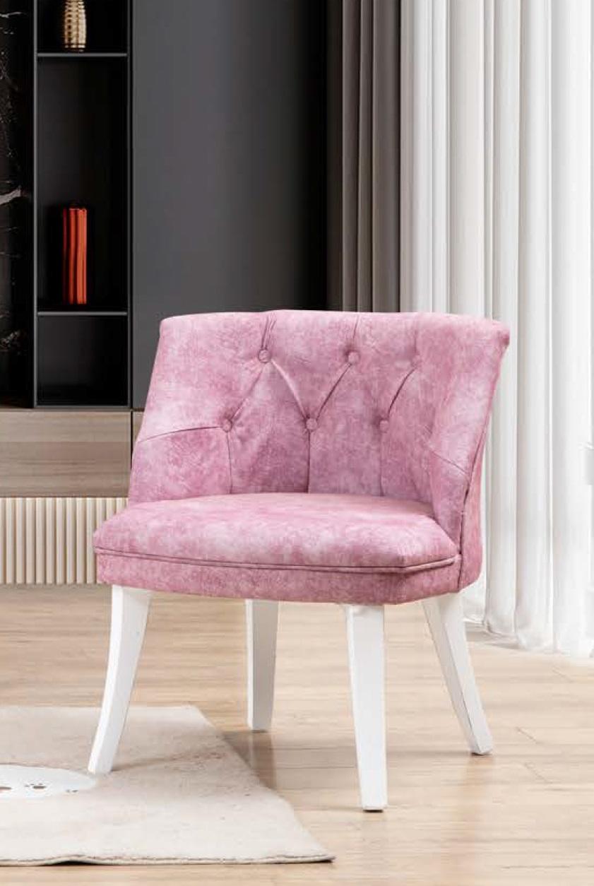 Stuhl Wohnzimmer Esszimmer Polsterstuhl ohne Armlehne Luxus Sessel Neu