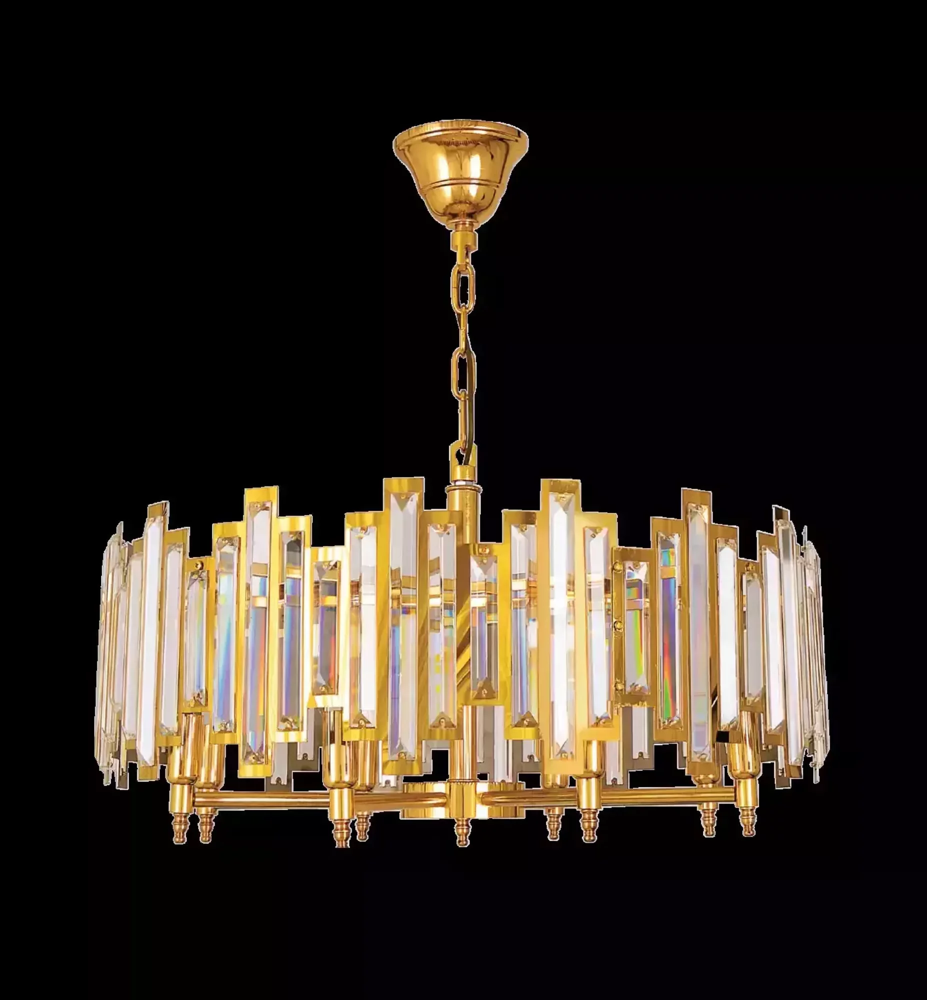 Kronleuchter Crystal Deckenlampe Neu Lampe Gold Wohnzimmer Luxus