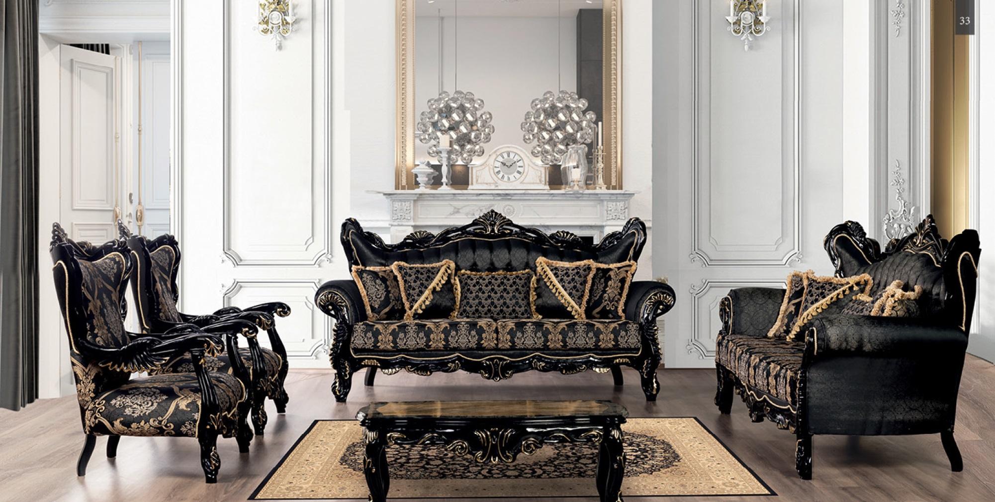 Sofa Set 3+3+1+1 Sitzer Couchtisch Wohnzimmer