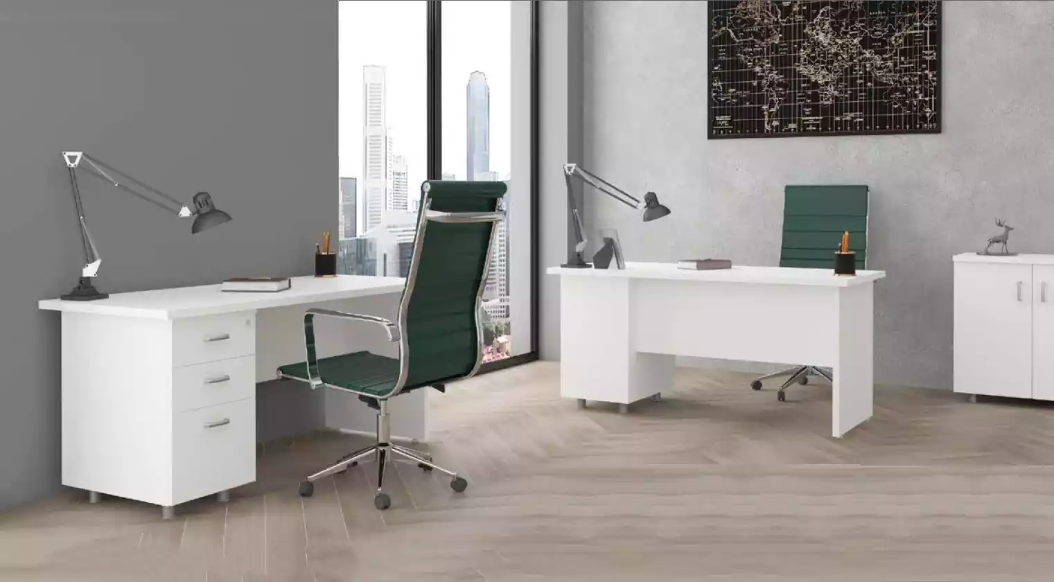 Schreibtisch Weiß Luxus Arbeitszimmer Büromöbel Tisch Schreibtische