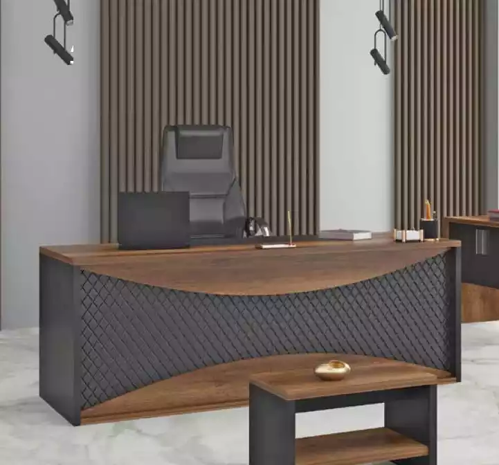 Brauner Schreibtisch Tische Büro Tisch Chefschreibtisch 200x90