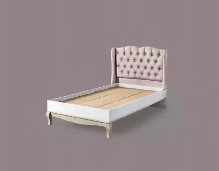 Bettdesign Chesterfield Jugendbett Holzmöbel mit weicher 120x200cm