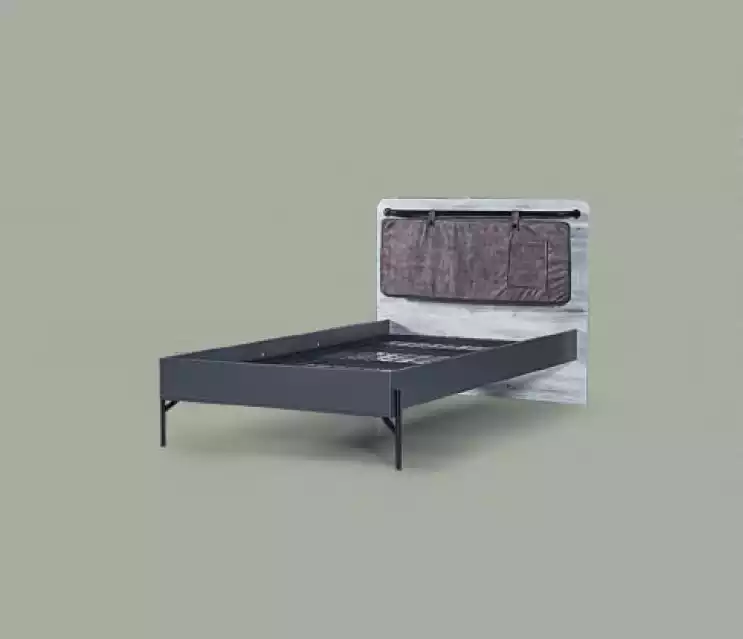 Teenager Betten Einzelbett Grau Bett Möbel Schlafzimmer Einzelbett