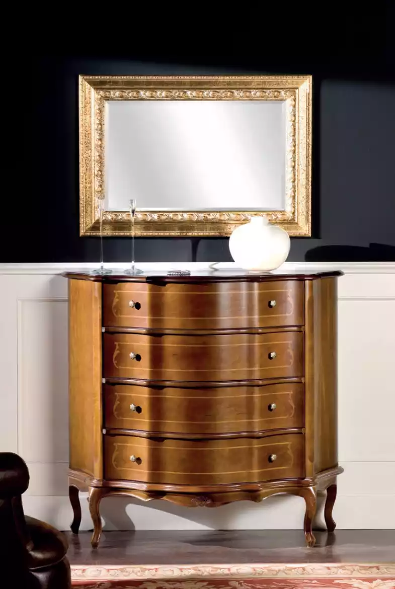 Klassische Kommode Braune Anrichte Kommoden Luxus Möbel Sideboard konsole