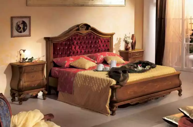 Chesterfield Betten Bett gepolstert Classic 180x200 Doppelbett Bettrahmen