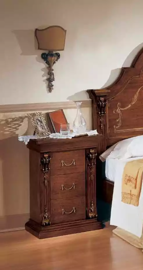 Design Nachttisch Beistelltische Schlafzimmer Holz Luxus Konsolen
