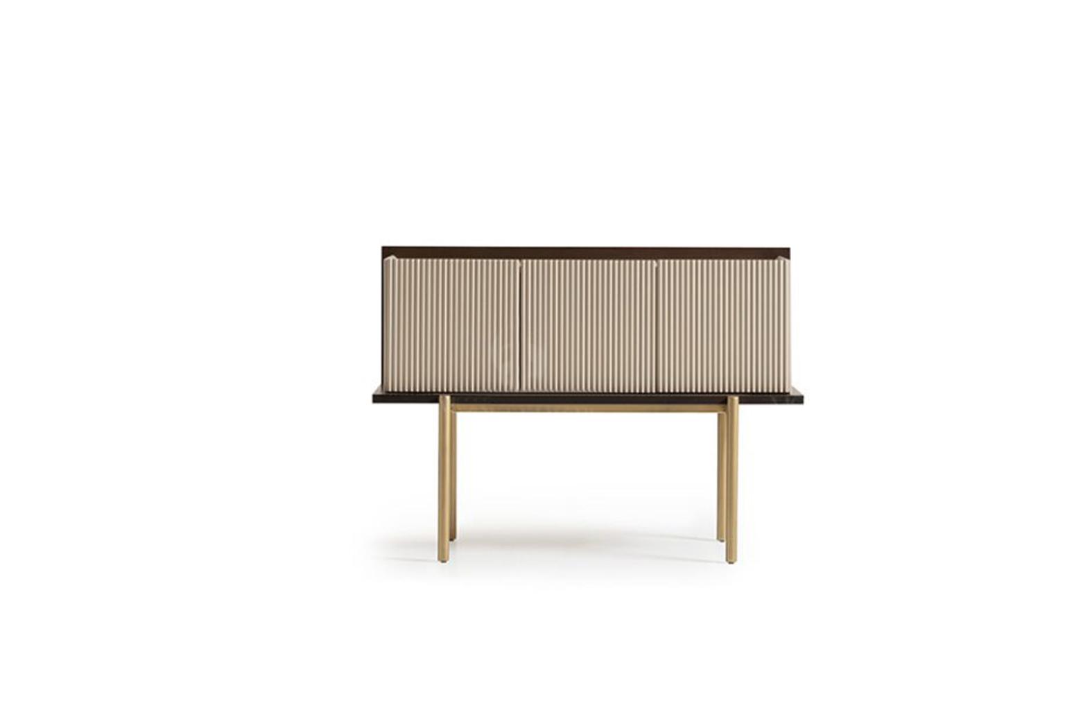 Sideboard Anrichte Schrank Holz Modern Beige Esszimmer Schranke Design