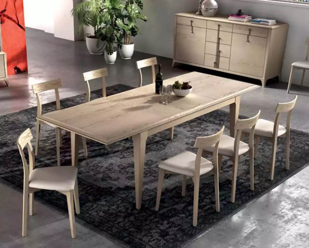 Essgarnitur Esstisch 6 x Stühle Garnitur Tisch Essgruppe 7tlg. Tisch Esszimmer