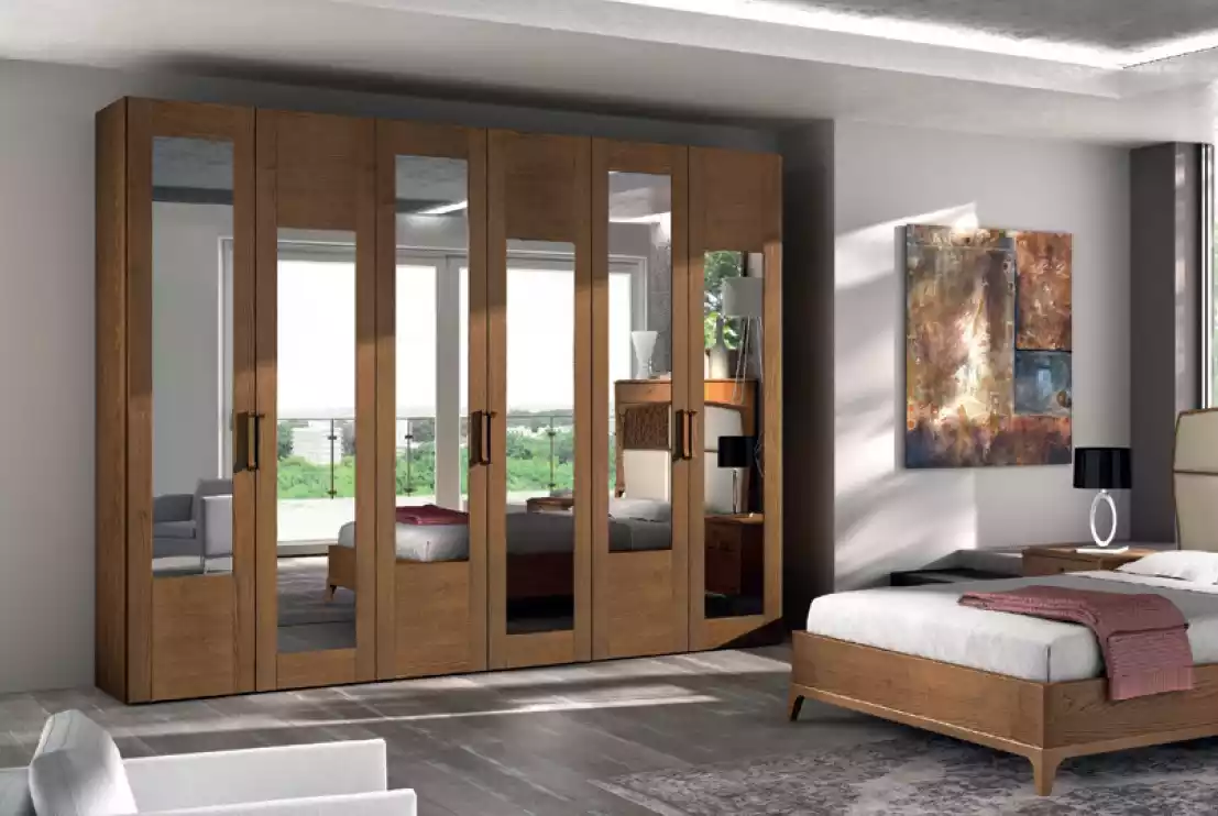 Schlafzimmer Kleiderschrank Material Holz Schrank Stil Modern