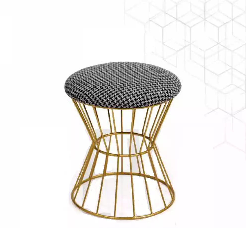 Hocker Fußhocker Würfel Luxus Möbel Design Stil Lounge Club Stoff