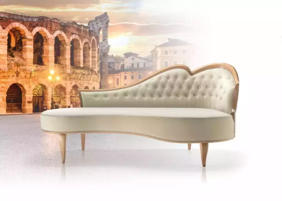 Luxus Chaiselongue Chesterfield Klassischer Designer Einrichtung