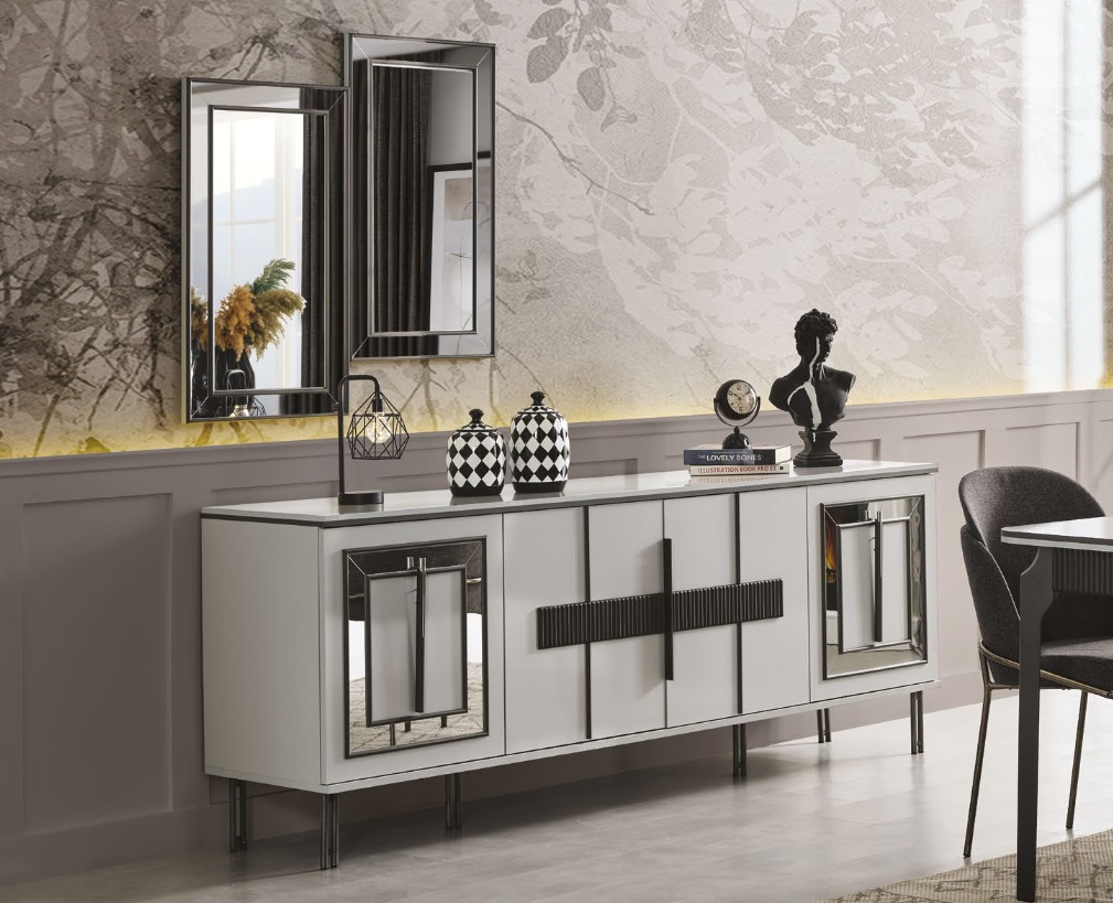 Luxuriös Sideboard in Esszimmer Design Möbel Holz Kommoden modern