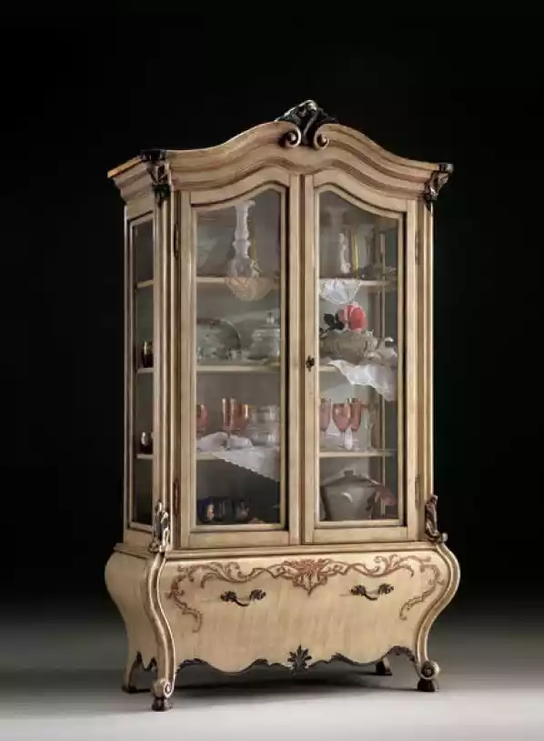 Vitrine Anrichte Schränke Design Italienische Möbel Schrank Luxus Regal