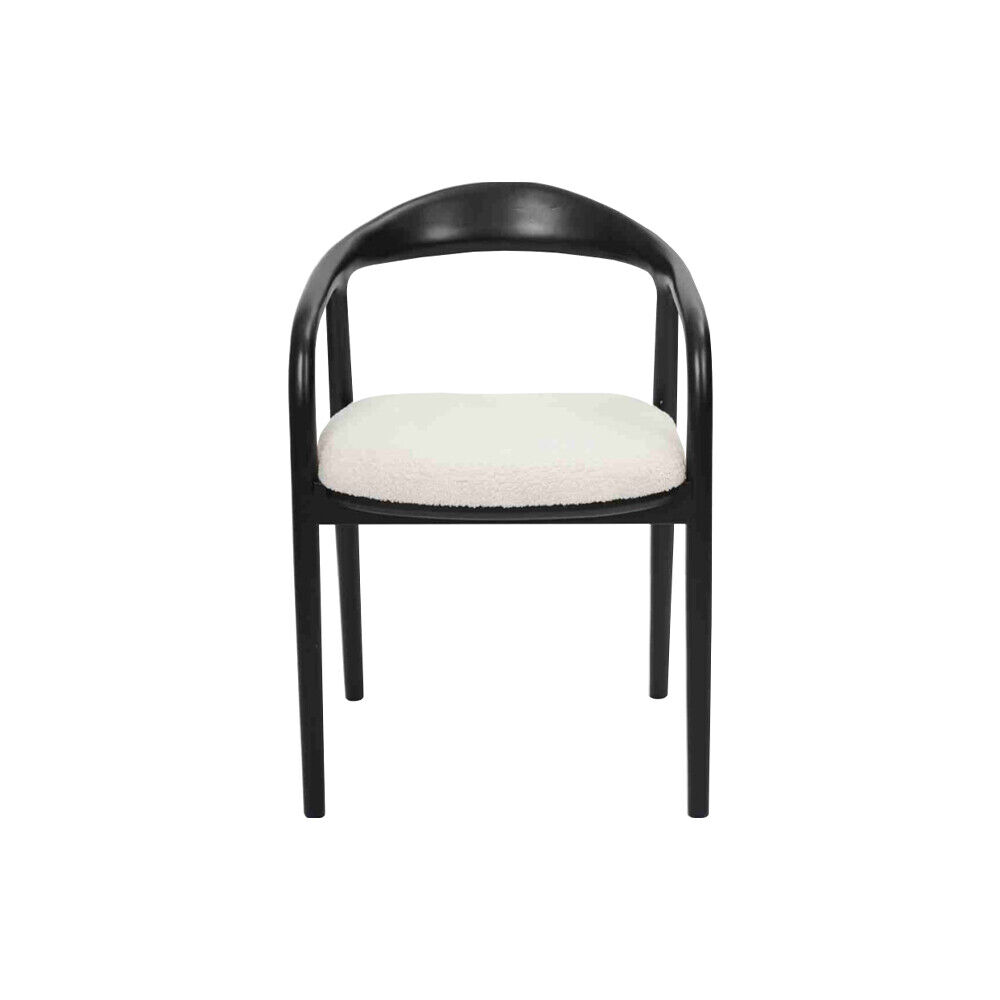 Schwarz-Weiße Esszimmer Stühle Luxuriöse Küchen Sitz Möbel Metallstühle