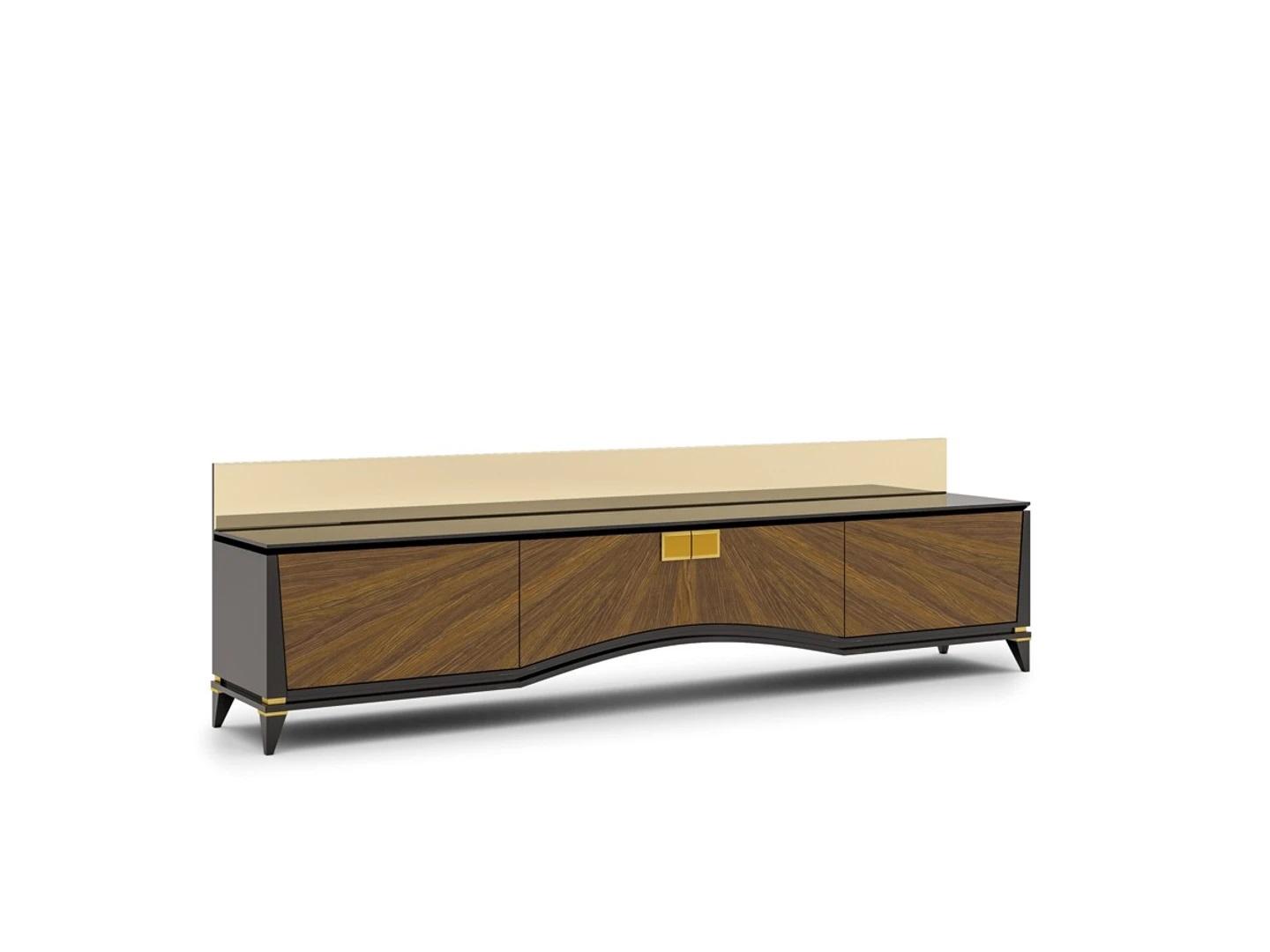 Modern Wohnzimmer TV-Ständer Design Einrichtung TV Schrank Holzmöbel Neu