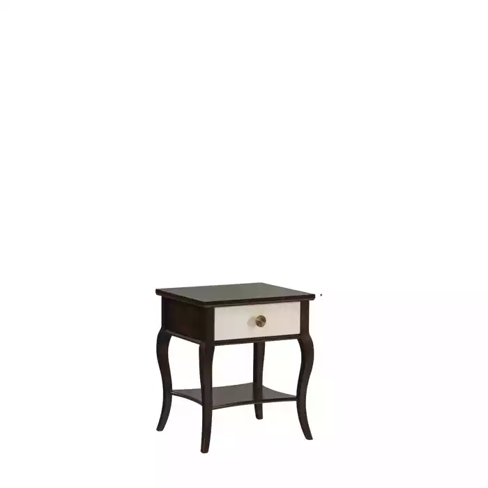 Nachttisch Holz Tisch Schlafzimmer Design Beistelltisch antik Stil