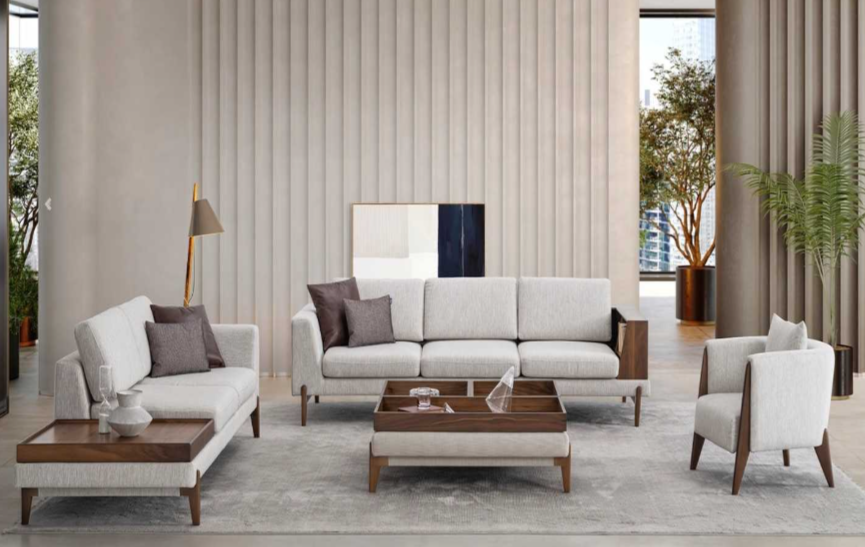 Wohnzimmer Set 2x Sofa Sessel Couchtisch Sofagarnitur Sets Couchen Möbel