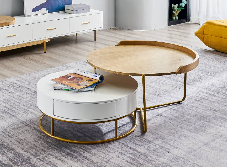 Couchtisch Tisch Beistellitsch Kaffeetisch Couchtische Luxus Holz Modern1