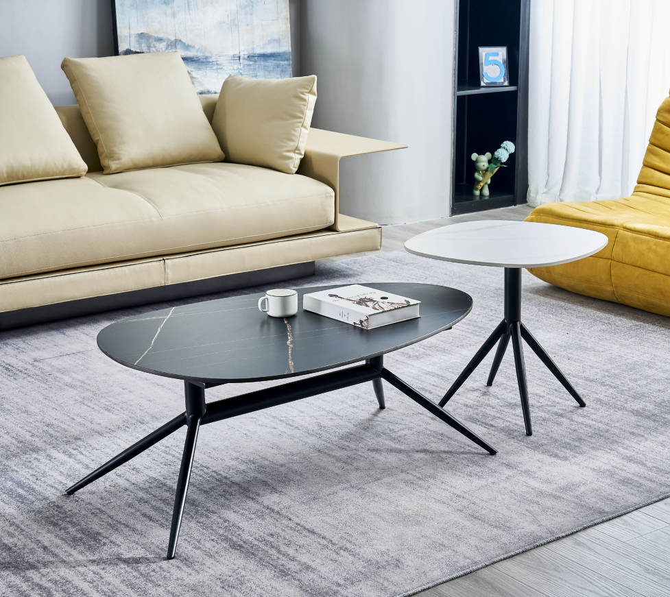 Set 2x Couchtische Kaffeetisch Beistelltisch Designer Wohnzimmertisch