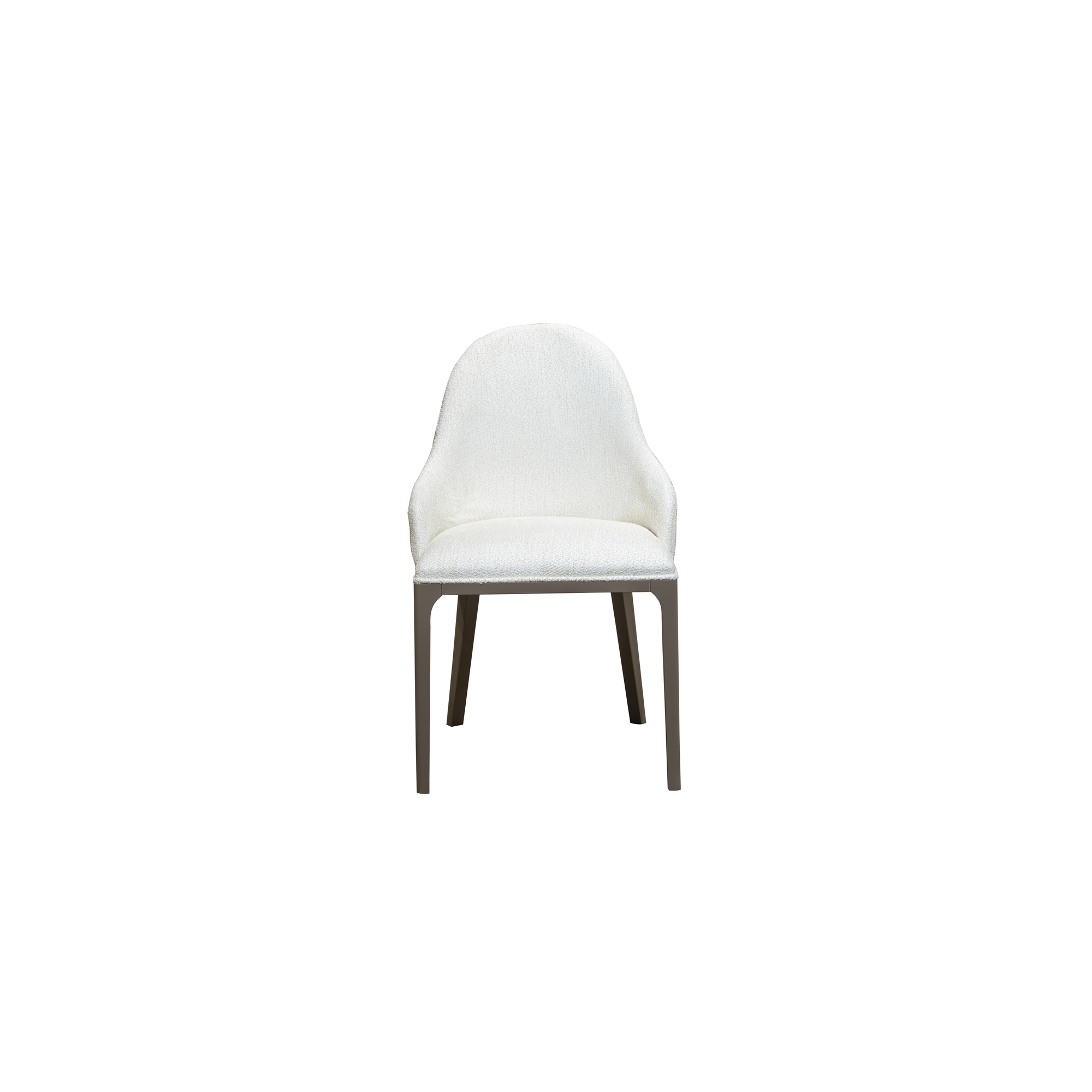 Weißer Esszimmerstuhl Designer Lehnstühle Holzfüße Designer Polsterstuhl