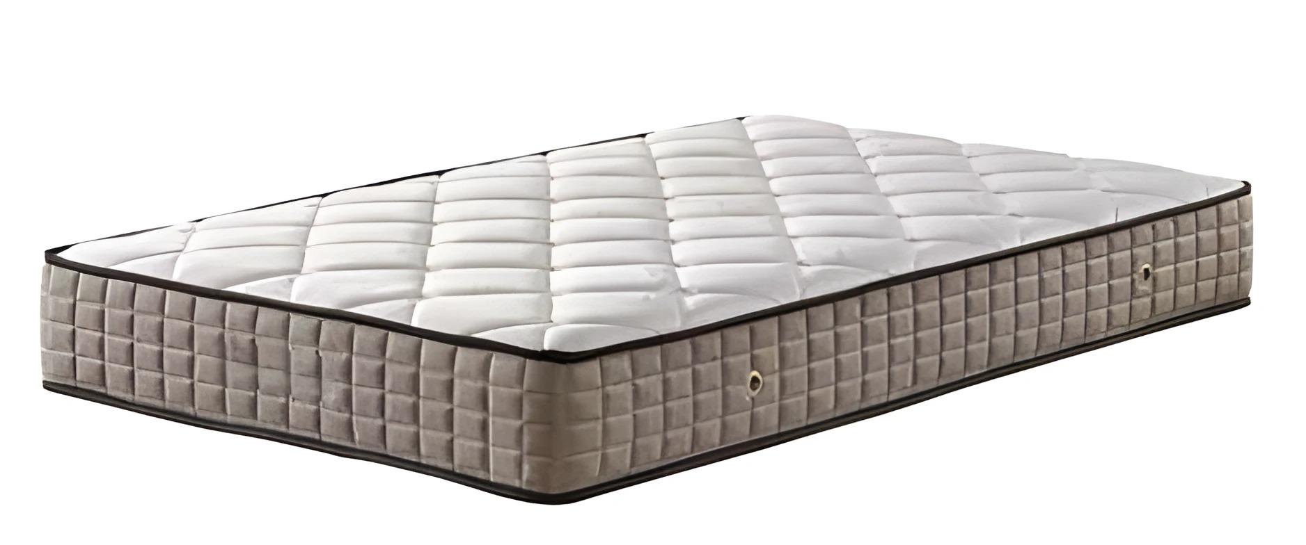 Hochwertige braune Matratze aus Textil für komfortablen Schlaf