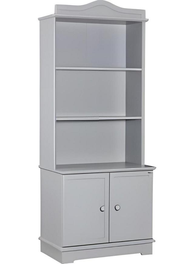 Weißes Holz Bücherregal im modernen Stil