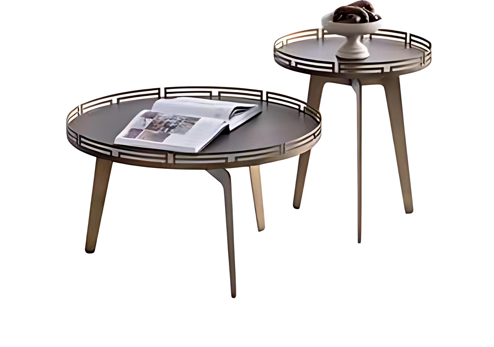 Kompakter Couchtisch mit modernem Design und praktischer Ablagefläche