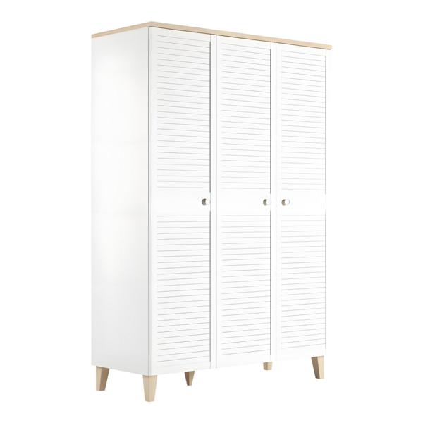 Weißer moderner Holzschrank für Schlafzimmer und Wohnzimmer