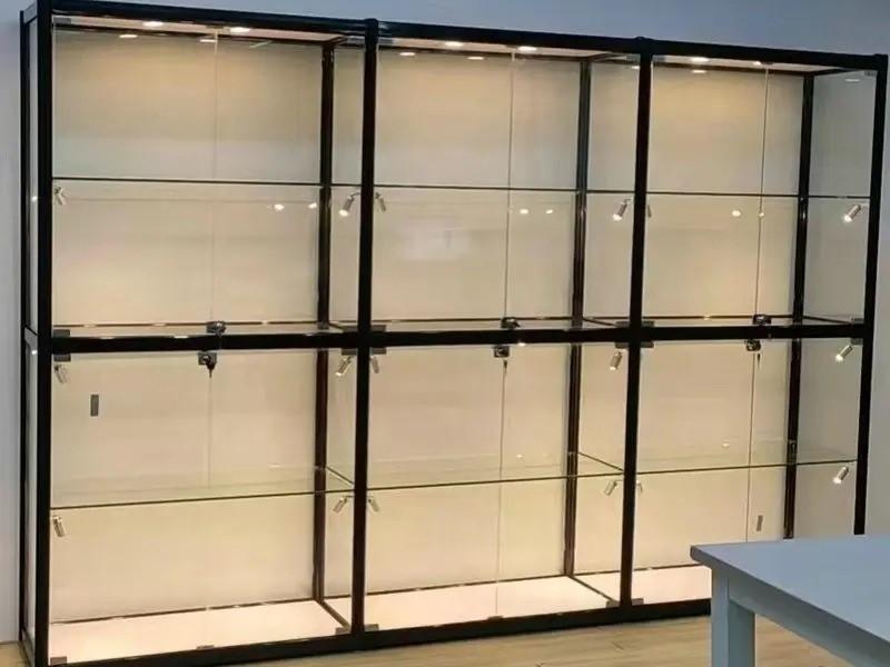 Glasdisplay Vitrinenschrank Vitrine Schrankvitrine Kollektionsschrank