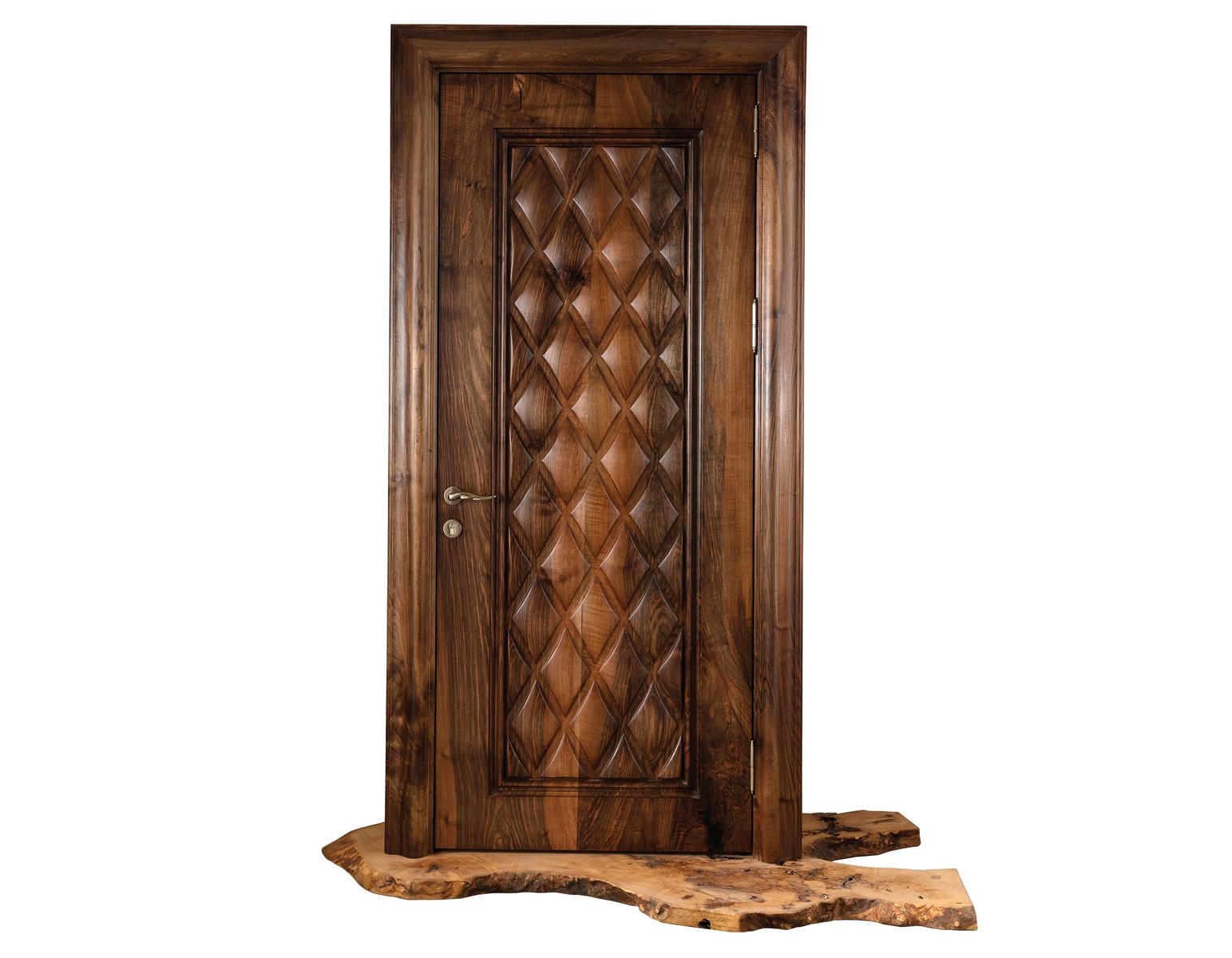 Braune Holz Tür Elegant Robust Für Zuhause