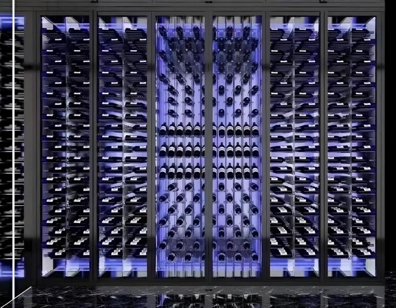 Weinschrank Weinmöbel Glasschrank Weinkühlschrank Weinpräsentationsregal