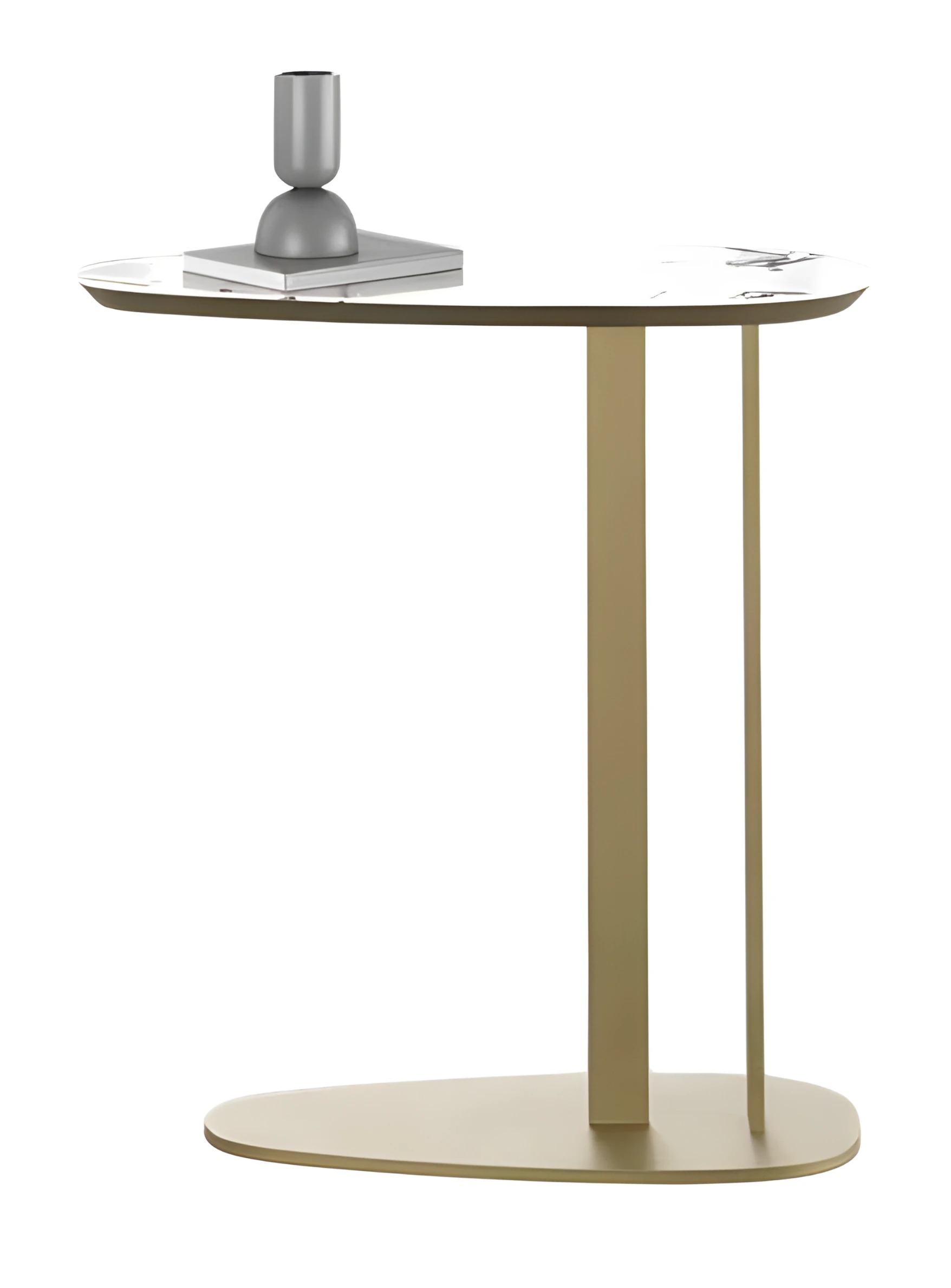 Grüner Metall-Beistelltisch modern und stilvoll