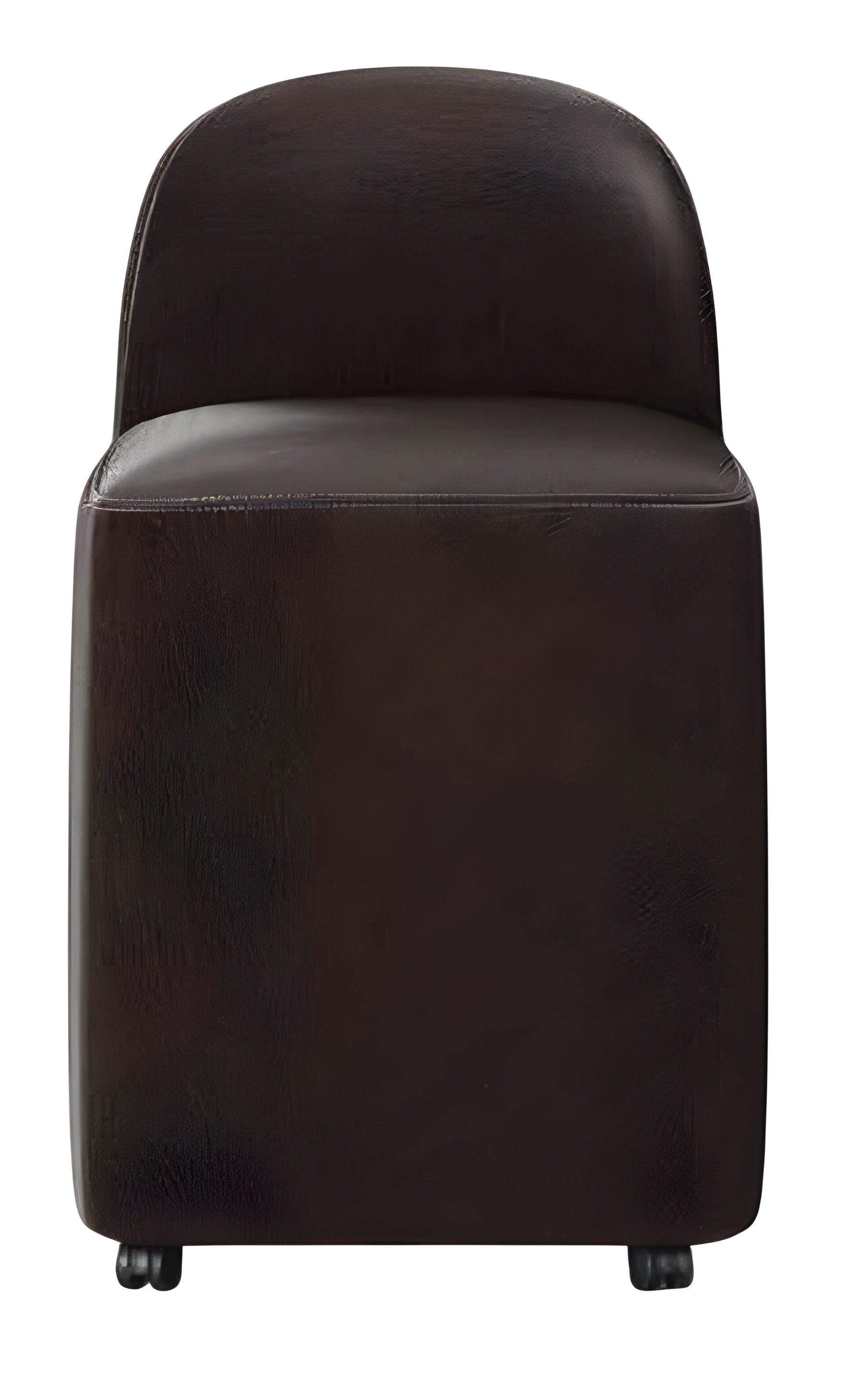 Brauner Holz Hocker modern eleganter Sitzmöbel