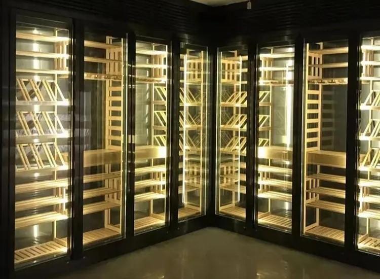 Weinkühlschrank Weinregal Weinschrank Vitrine für Wein Weinaufbewahrung
