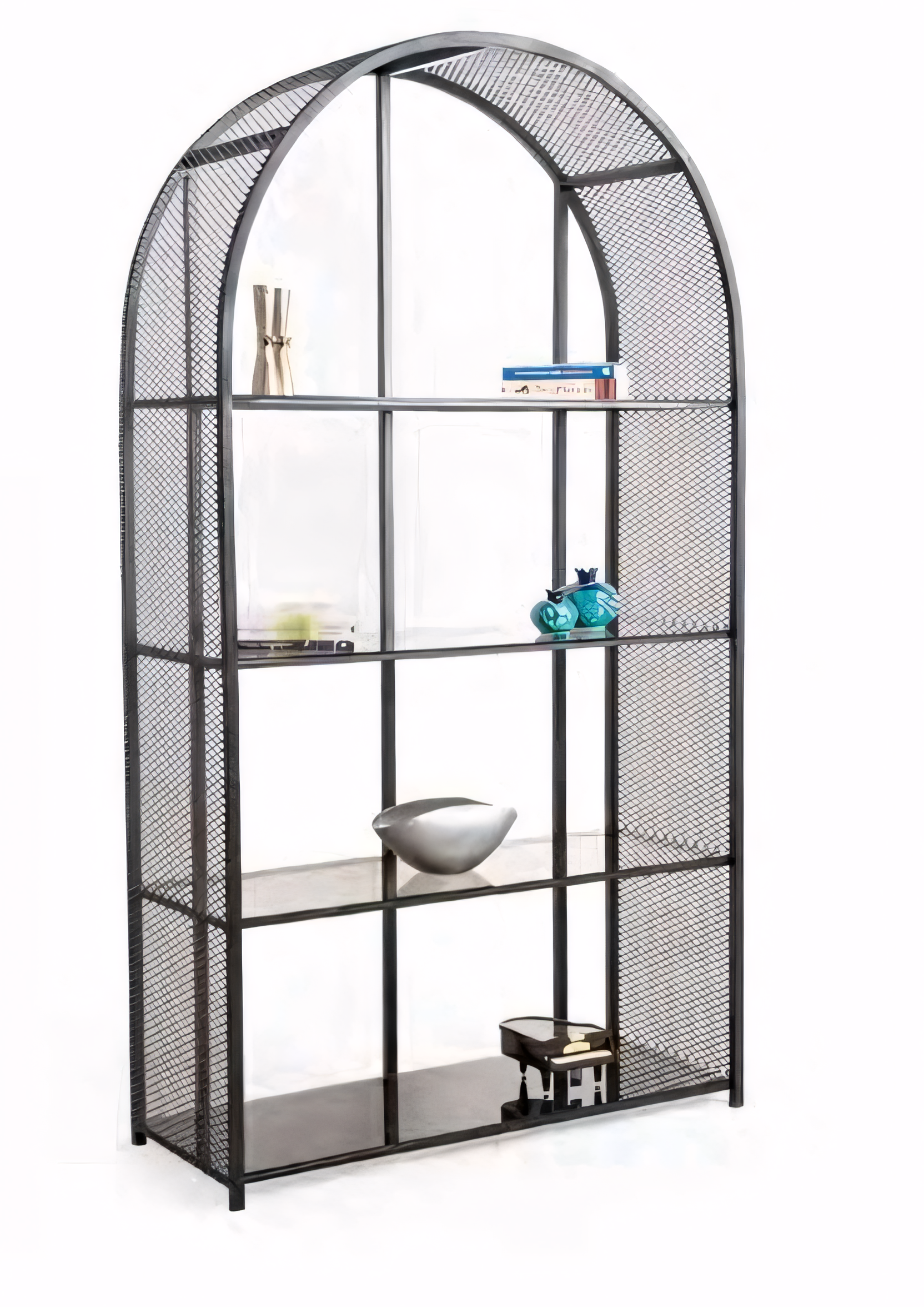 Praktisches Trennregal Regal Arche Form Bogen Bücherschrank