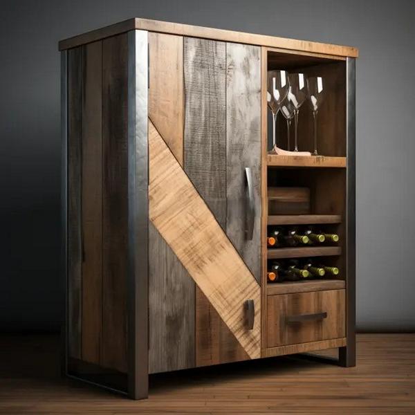 Weinschrank Weinmöbel Flaschenregal Weinkommode Weinablage Weinständer