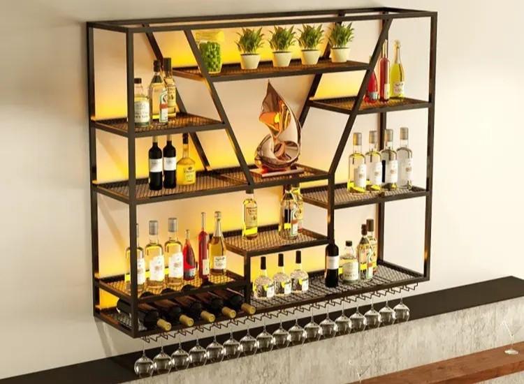 Weinflaschenregal Weinregal Wandregal Wandweinregal Flaschenhalter Weinhalter