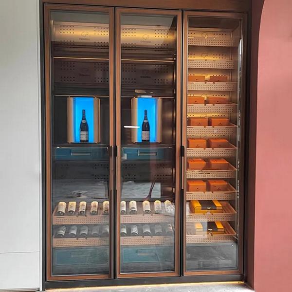 Weinkühlschrank Weinschrank Zigarren-Humidor Weinmöbel Weinkellerregal