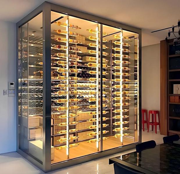 Weinkühlschrank Weinarchiv Weinablage Weinschrank Flaschenregal Weinmöbel