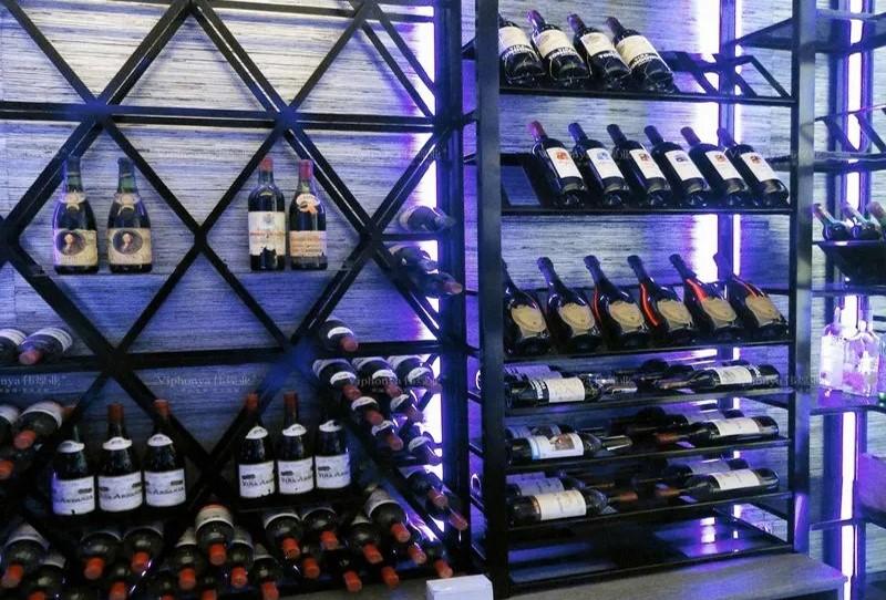 Wandweinregal Weinregal Edelstahlweinregal Designweinregal Wand-Weinhalter