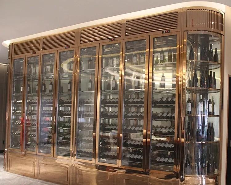 Weinschrank Vitrine Weinregal Glasschrank Weinkühlschrank Flaschenregal