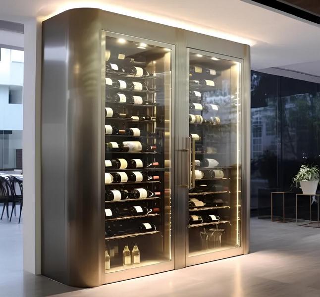 Weinschrank Weinkühlschrank Schaukasten Weinmöbel Schrankvitrine